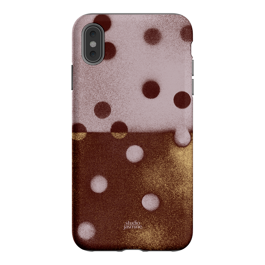 Rust Polka Dot Printed Phone Cases iPhone XS Max / Armoured by Jasmine Dowling - The Dairy