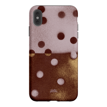 Rust Polka Dot Printed Phone Cases iPhone XS Max / Armoured by Jasmine Dowling - The Dairy