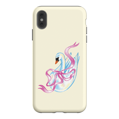 Satin Swan Printed Phone Cases iPhone XS Max / Armoured by Femke Studio - The Dairy