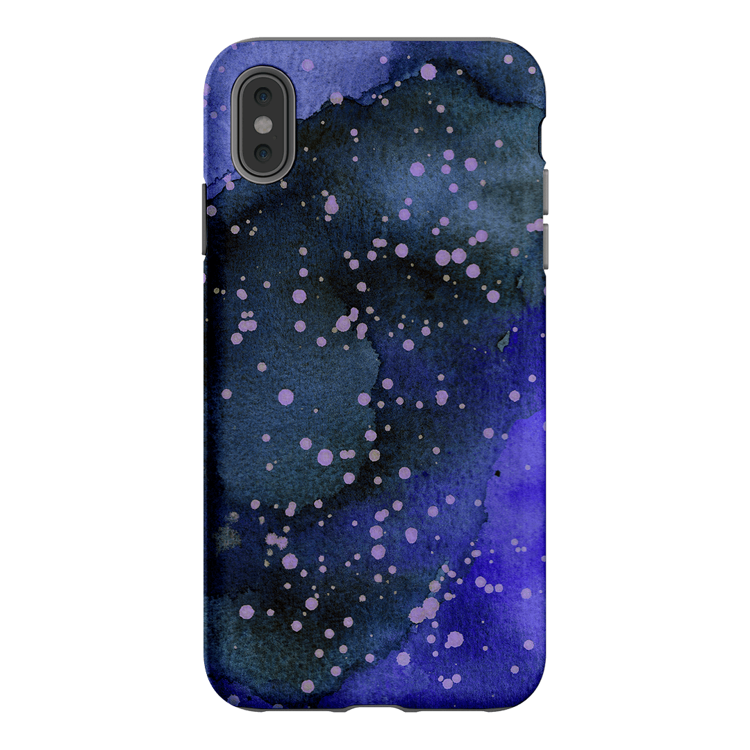 Spotty Navy Printed Phone Cases iPhone XS Max / Armoured by The Dairy - The Dairy