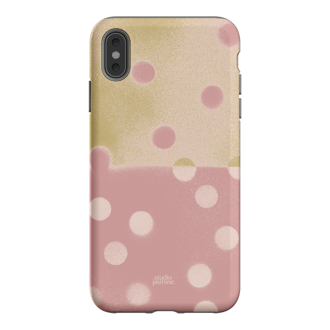 Strawberry Polka Dot Printed Phone Cases iPhone XS Max / Armoured by Jasmine Dowling - The Dairy