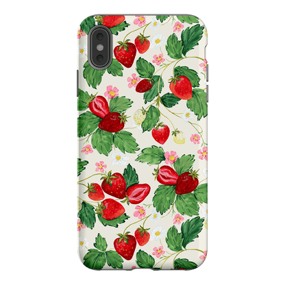 Strawberry Patch Printed Phone Cases iPhone XS Max / Armoured by Ellie Mae - The Dairy