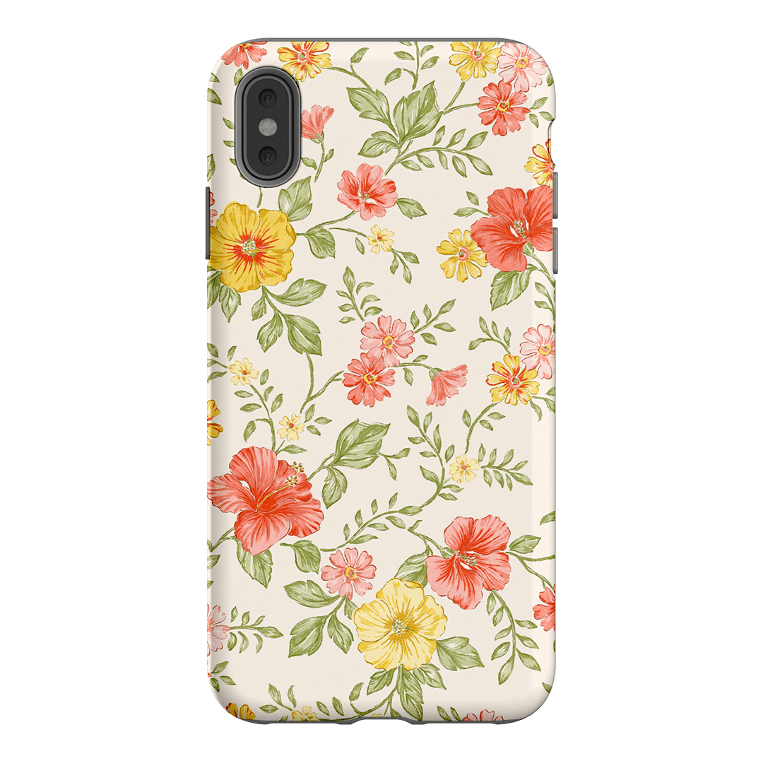 Hibiscus Printed Phone Cases iPhone XS Max / Armoured by Oak Meadow - The Dairy