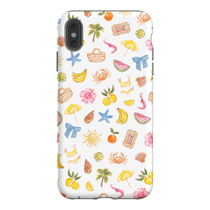 Summer Icons Printed Phone Cases iPhone XS Max / Armoured by Cass Deller - The Dairy