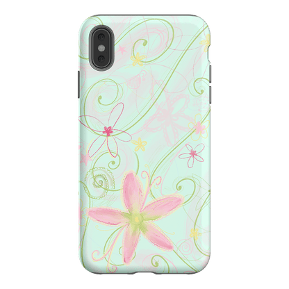 Swirl Blue Printed Phone Cases iPhone XS Max / Armoured by Kayla Carr - The Dairy