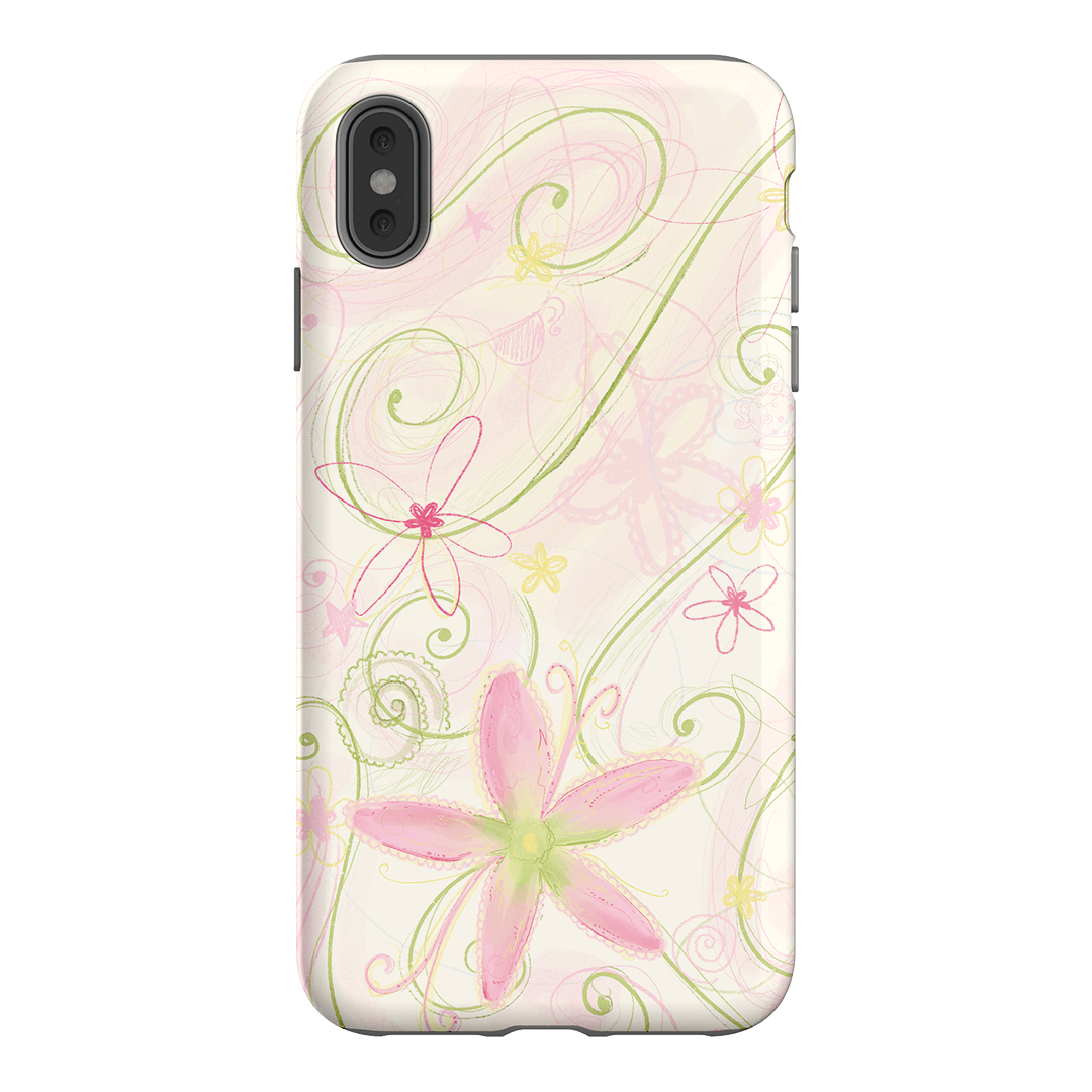 Swirl Pink Printed Phone Cases iPhone XS Max / Armoured by Kayla Carr - The Dairy
