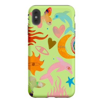 Tattoos Green Printed Phone Cases iPhone XS Max / Armoured by Kate Eliza - The Dairy