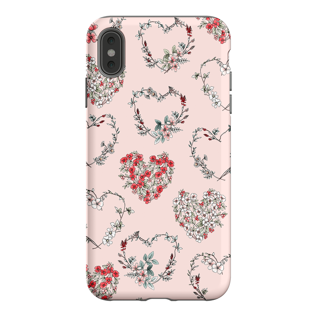 Wild Heart Wreath Printed Phone Cases iPhone XS Max / Armoured by Typoflora - The Dairy