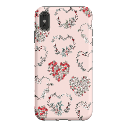 Wild Heart Wreath Printed Phone Cases iPhone XS Max / Armoured by Typoflora - The Dairy