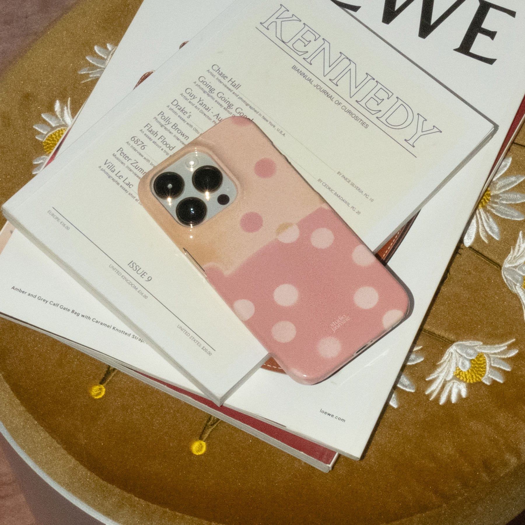 Strawberry Polka Dot Printed Phone Cases by Jasmine Dowling - The Dairy