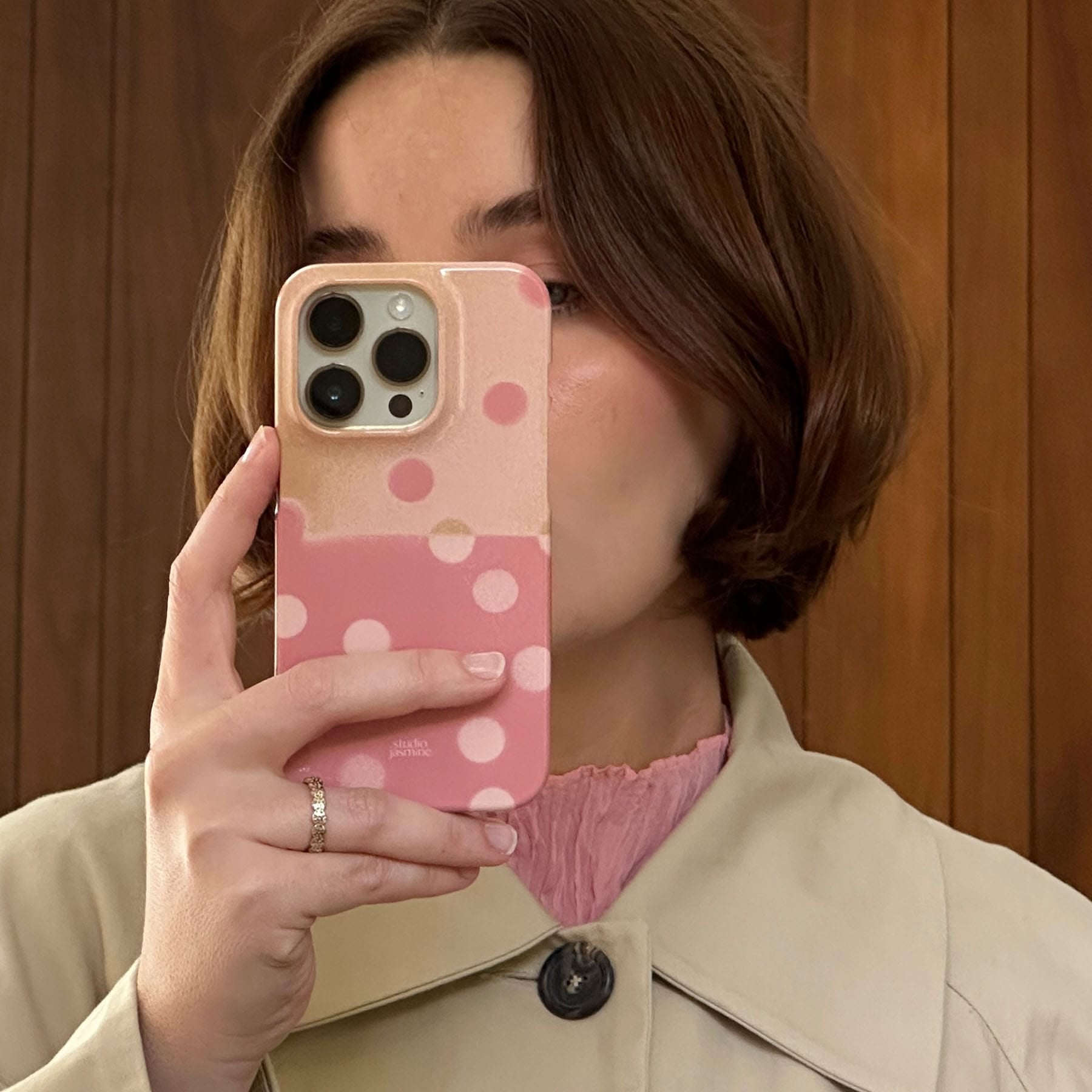Strawberry Polka Dot Printed Phone Cases by Jasmine Dowling - The Dairy
