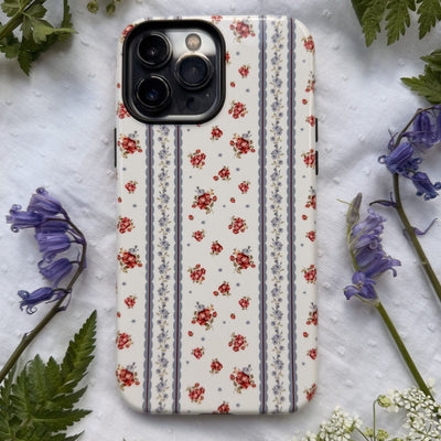 Rose Stripe Printed Phone Cases iPhone 17 / Armoured by Kasiags Art - The Dairy