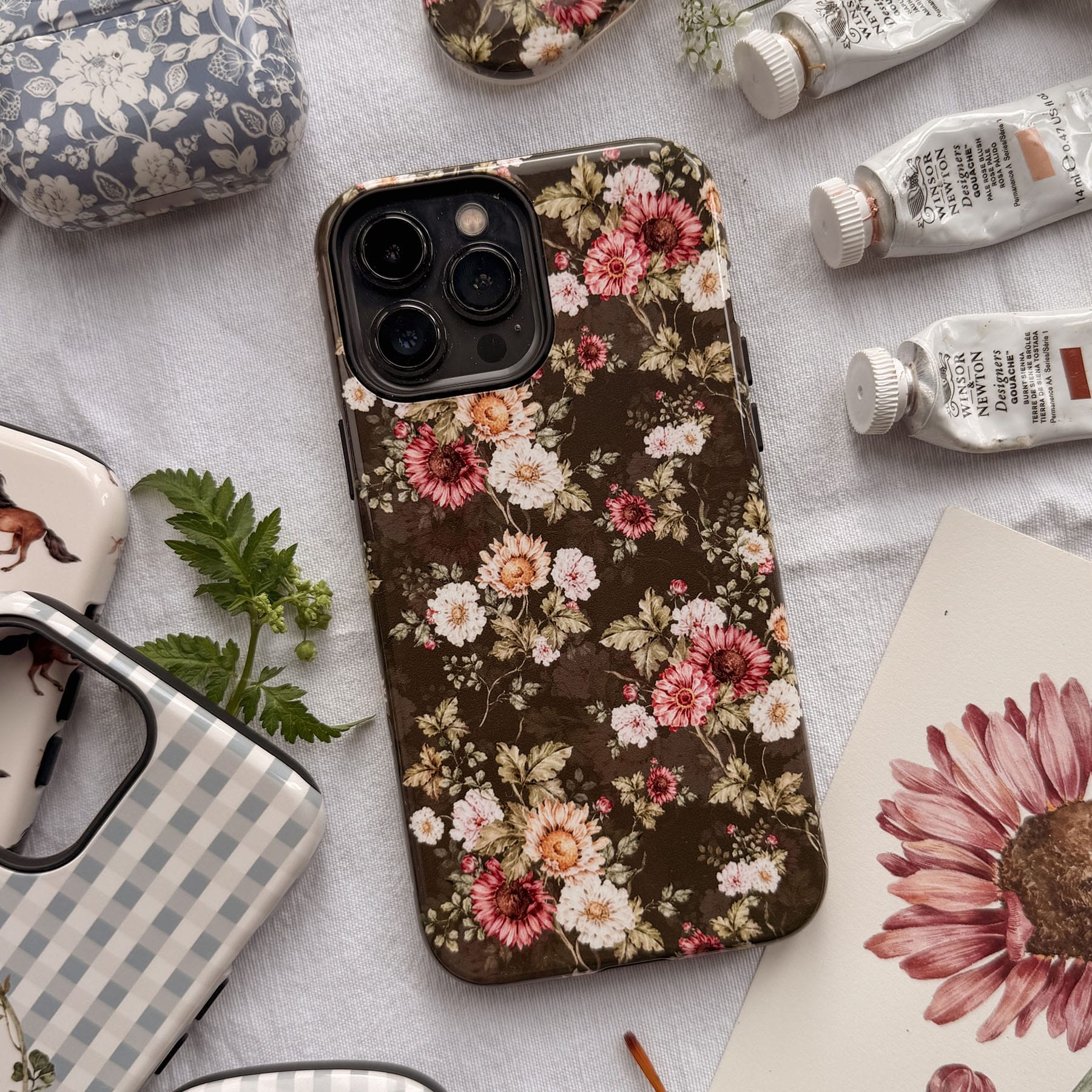 Green Garden Printed Phone Cases by Kasiags Art - The Dairy