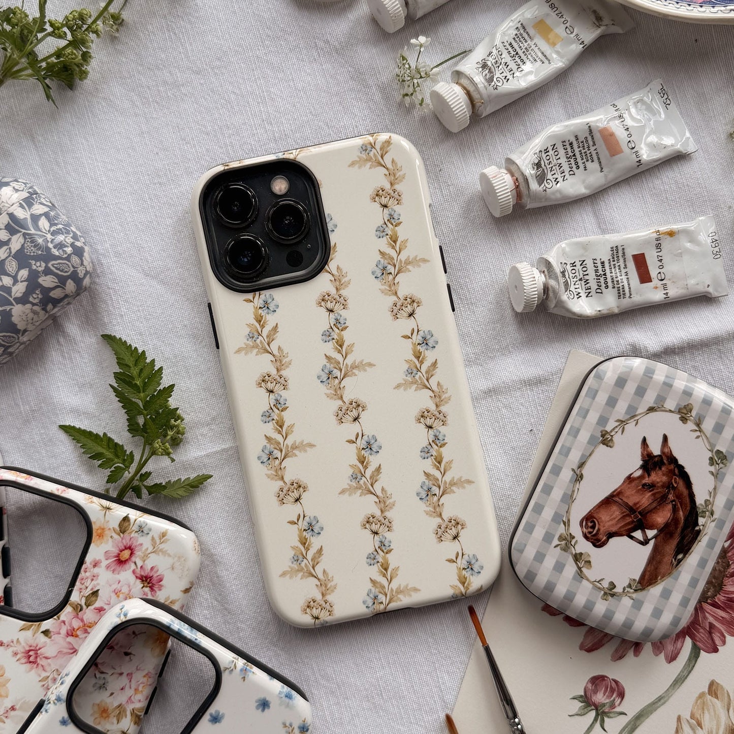 Wildflower Vine Printed Phone Cases by Kasiags Art - The Dairy