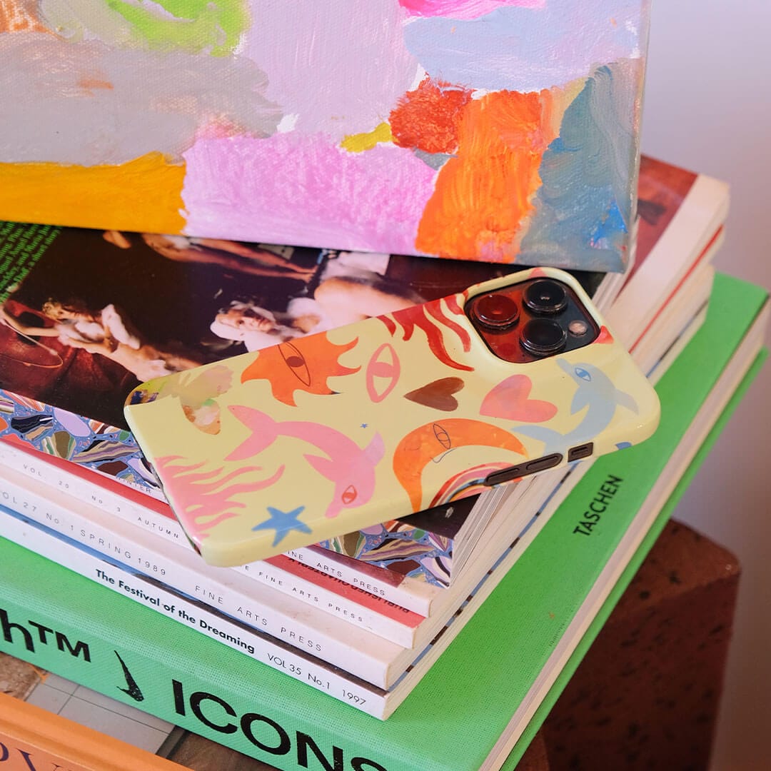 Tattoos Green Printed Phone Cases by Kate Eliza - The Dairy