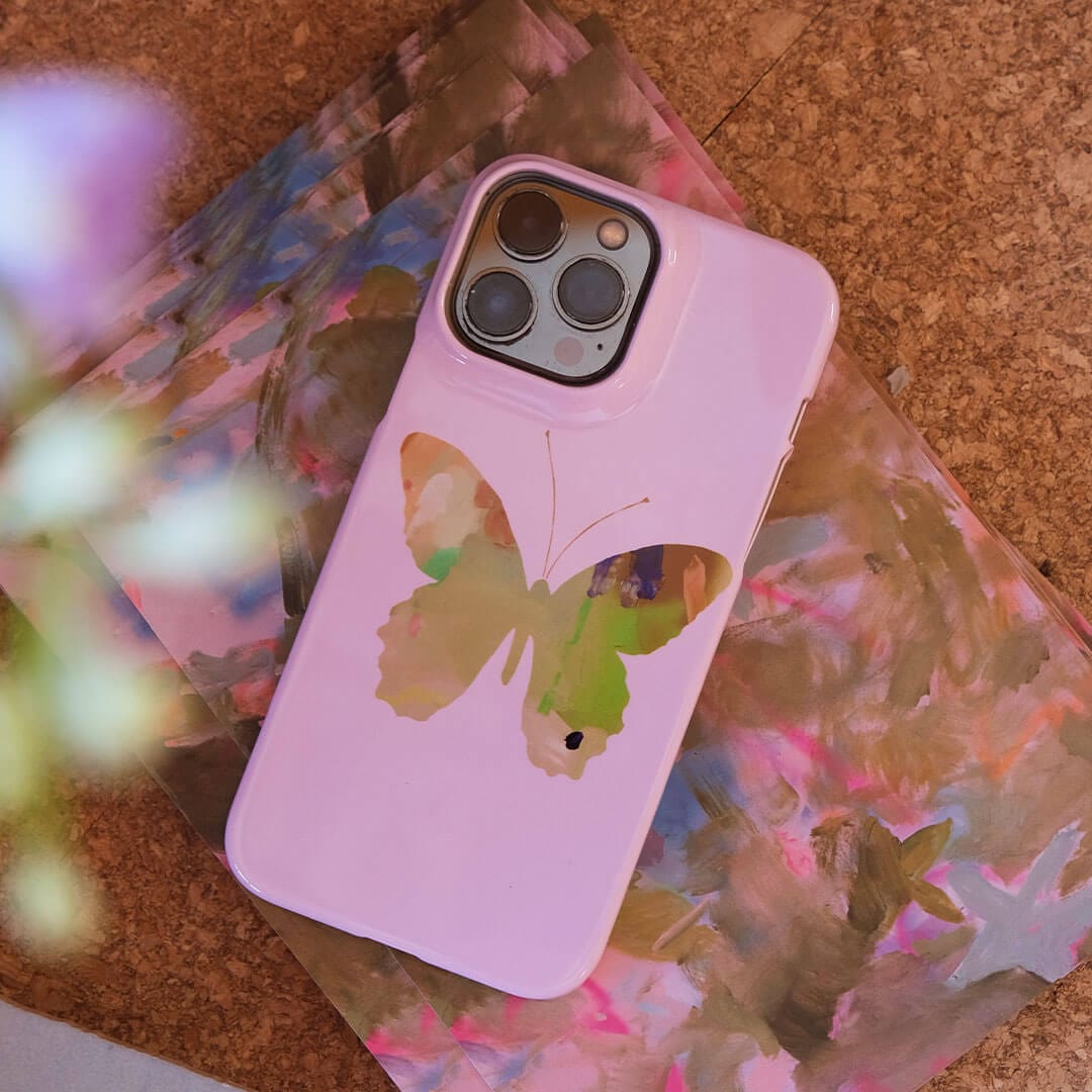 Lilac Butter Printed Phone Cases by Kate Eliza - The Dairy
