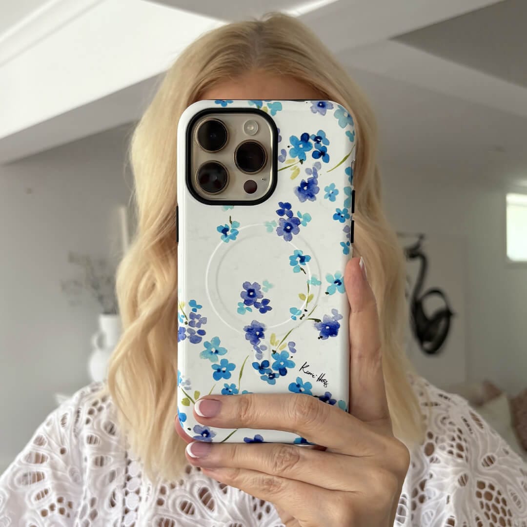 Forget Me Not Printed Phone Cases by Kerrie Hess - The Dairy