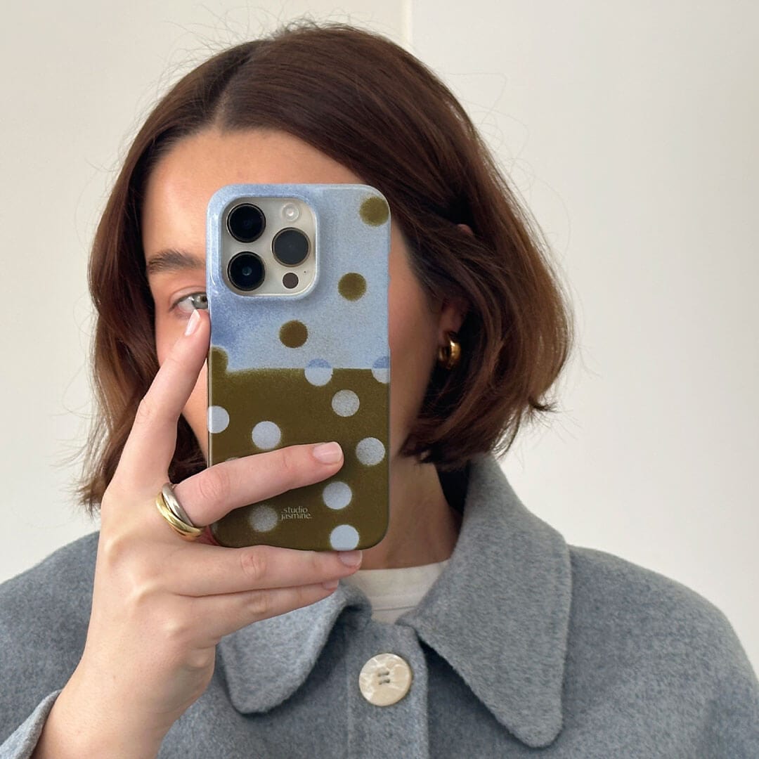 Lake Polka Dot Printed Phone Cases by Jasmine Dowling - The Dairy