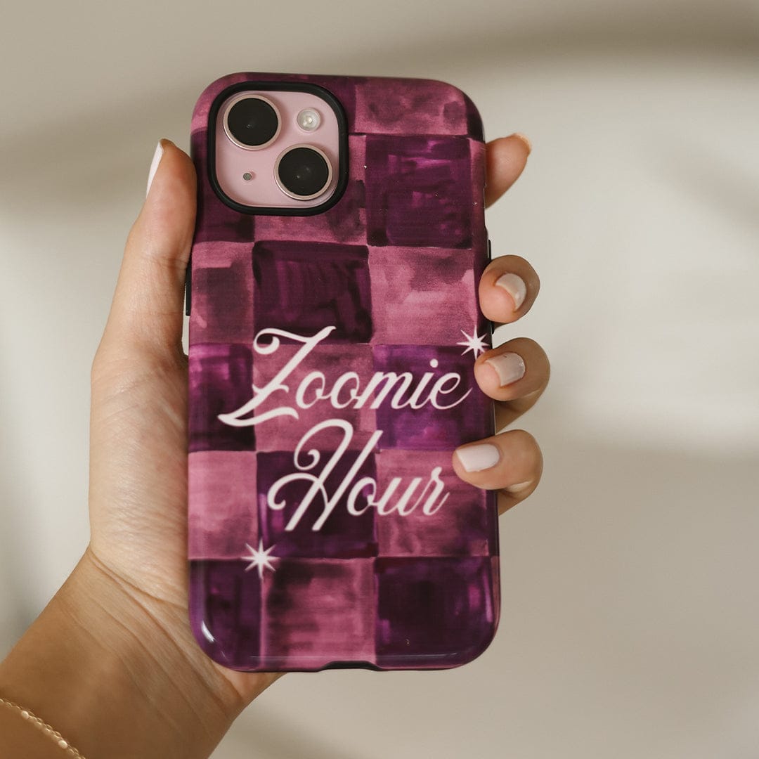 Zoomie Hour Cherry Printed Phone Cases by Lisa Hu - The Dairy