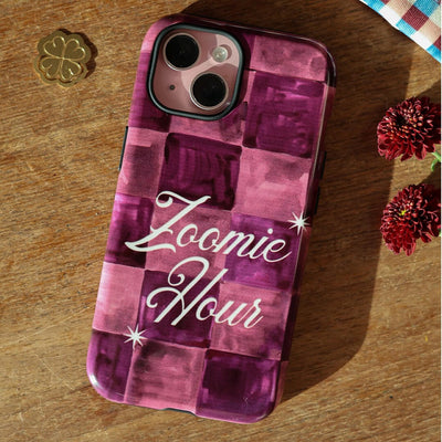 Zoomie Hour Cherry Printed Phone Cases iPhone 17 / Armoured by Lisa Hu - The Dairy