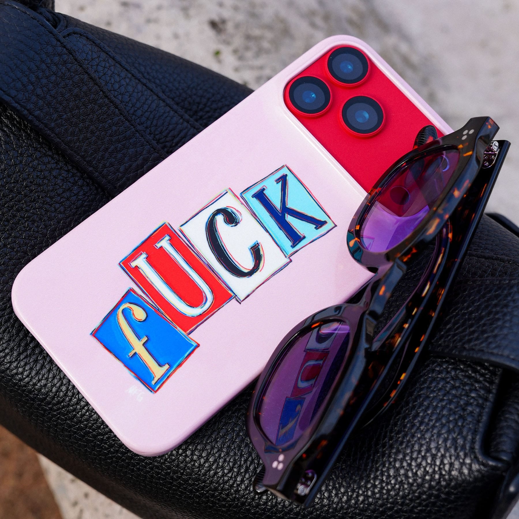 Lil Fcks Pink Printed Phone Cases by Margarbs Art - The Dairy
