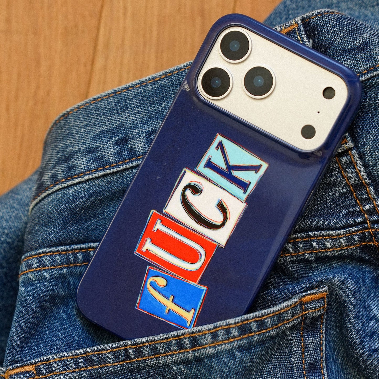 Lil Fcks Blue Printed Phone Cases by Margarbs Art - The Dairy