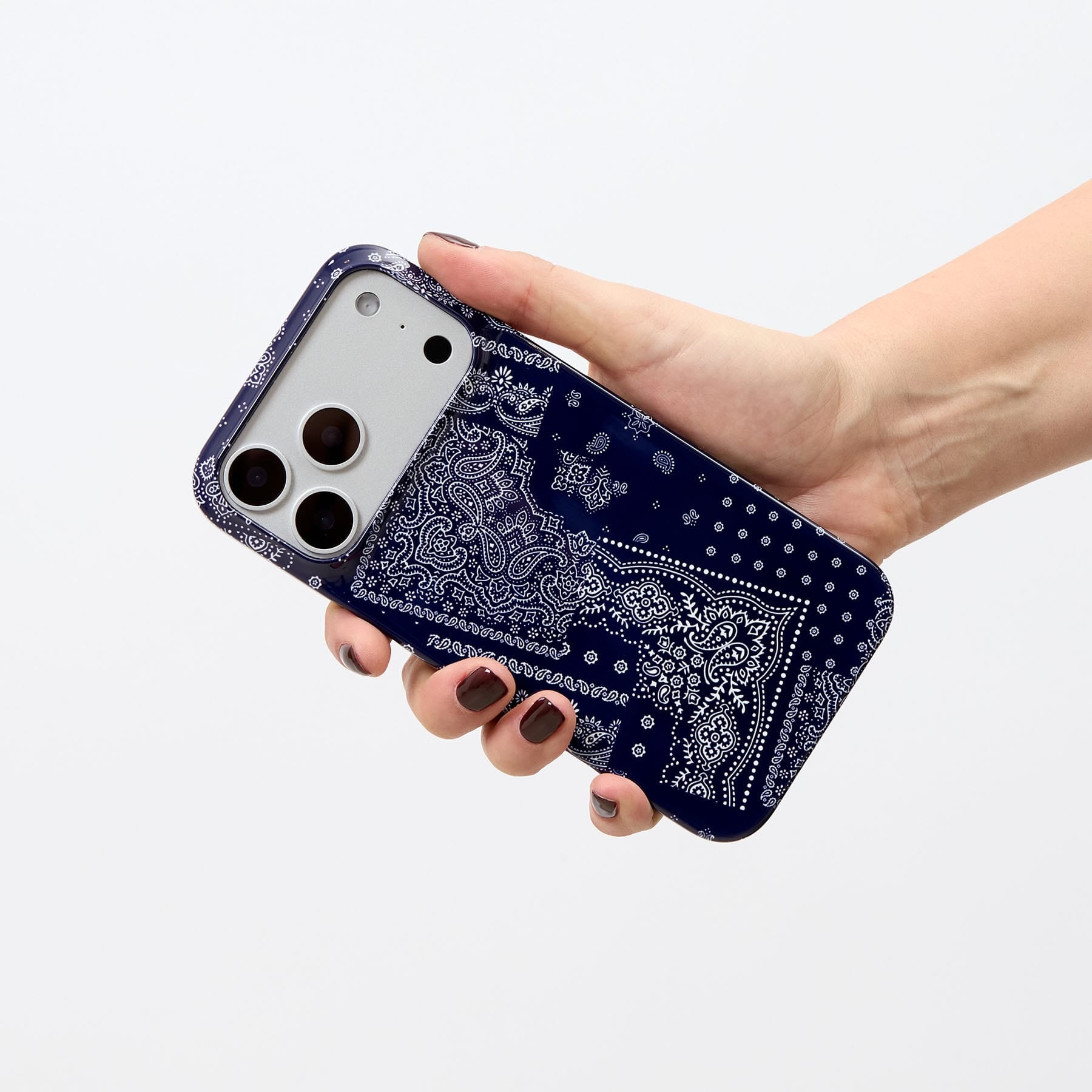 Paisley Indigo Printed Phone Cases by The Dairy - The Dairy