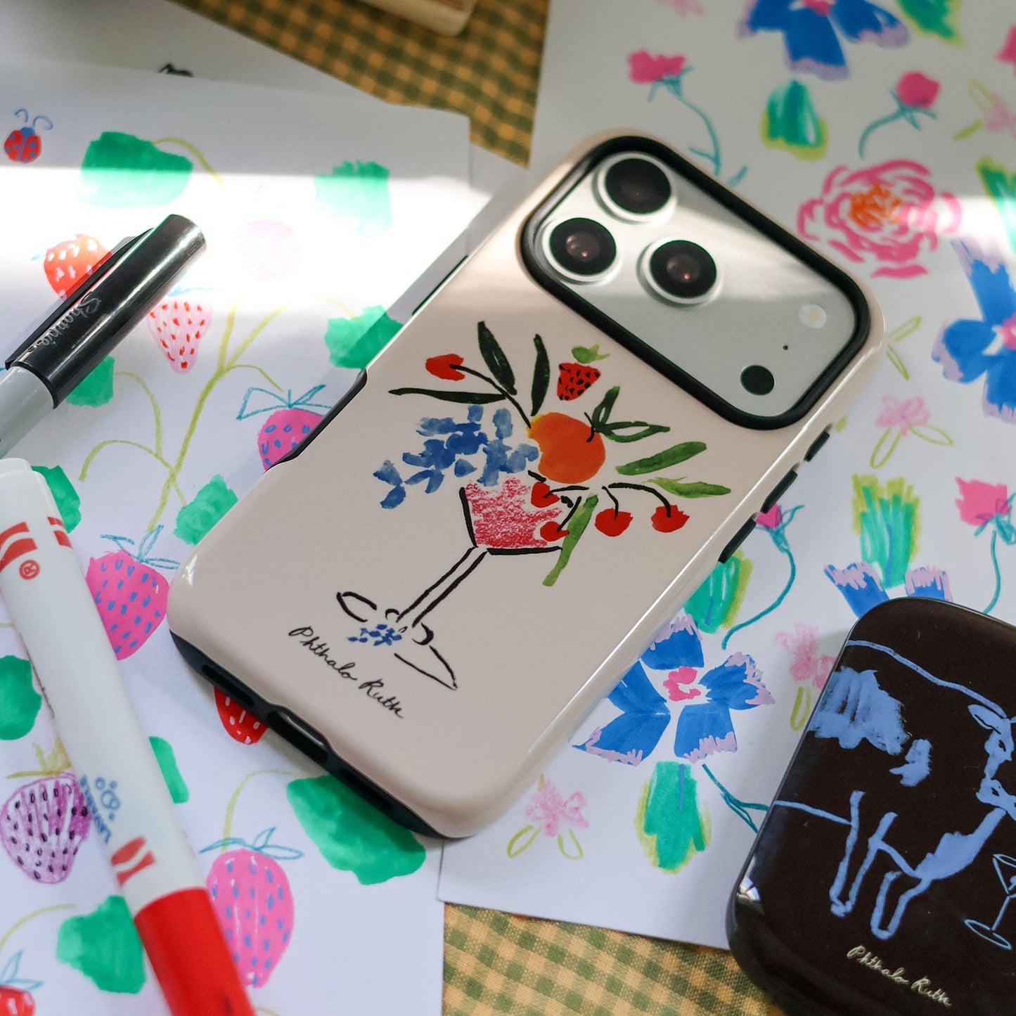 Abundance Martini Printed Phone Cases by Phthalo Ruth - The Dairy