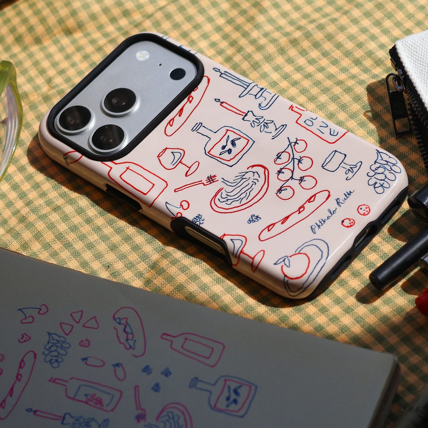 Italian Fare Printed Phone Cases by Phthalo Ruth - The Dairy