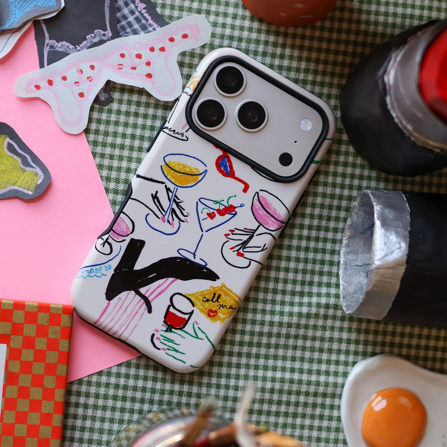 Girls Night Out Printed Phone Cases by Phthalo Ruth - The Dairy