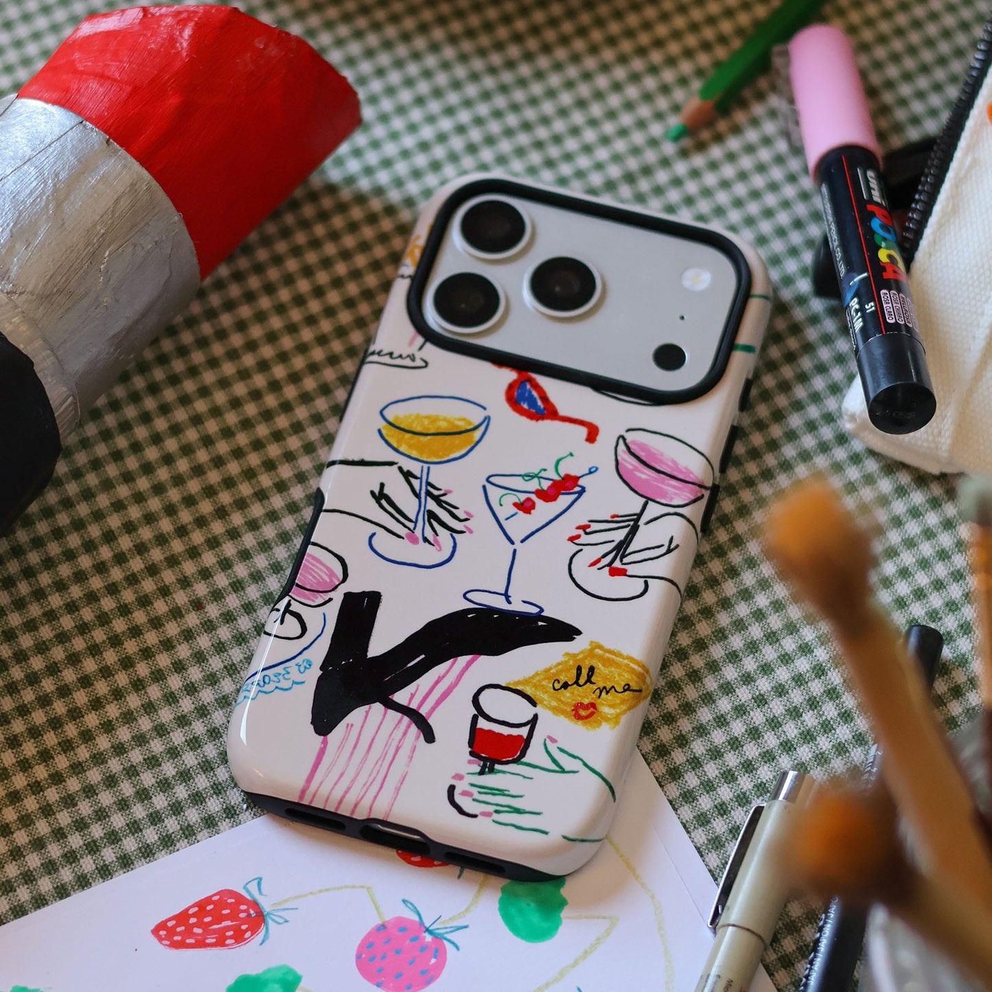 Girls Night Out Printed Phone Cases by Phthalo Ruth - The Dairy