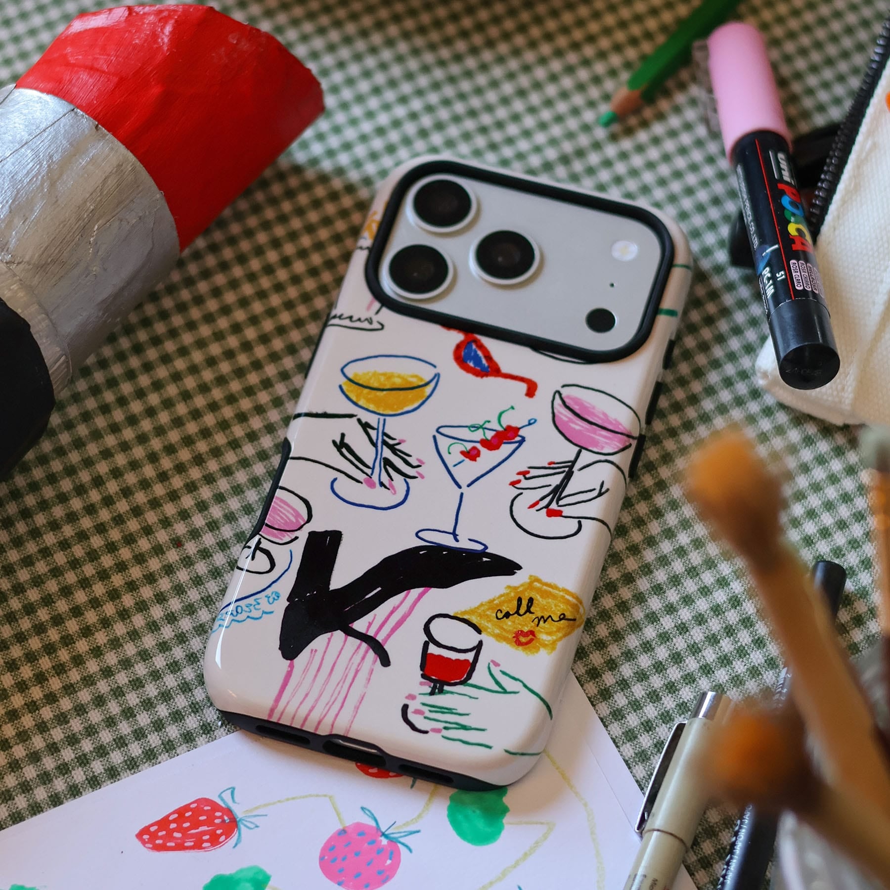 Girls Night Out Printed Phone Cases by Phthalo Ruth - The Dairy