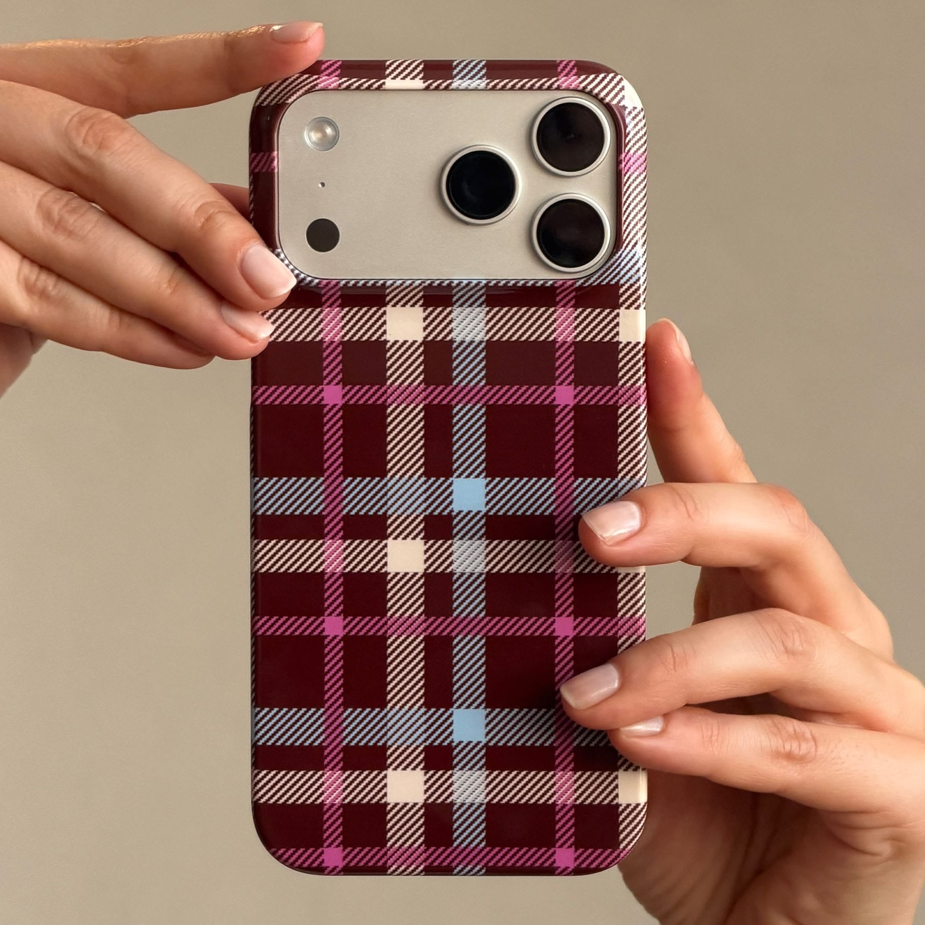 Confetti Plaid Printed Phone Cases by The Dairy - The Dairy