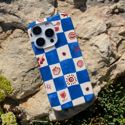 Afternoon Mezze Cornflower Printed Phone Cases iPhone 17 / Armoured by Charlie Taylor - The Dairy
