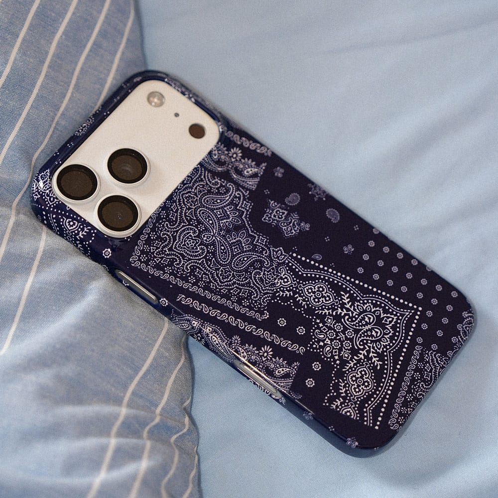 Paisley Indigo Printed Phone Cases by The Dairy - The Dairy