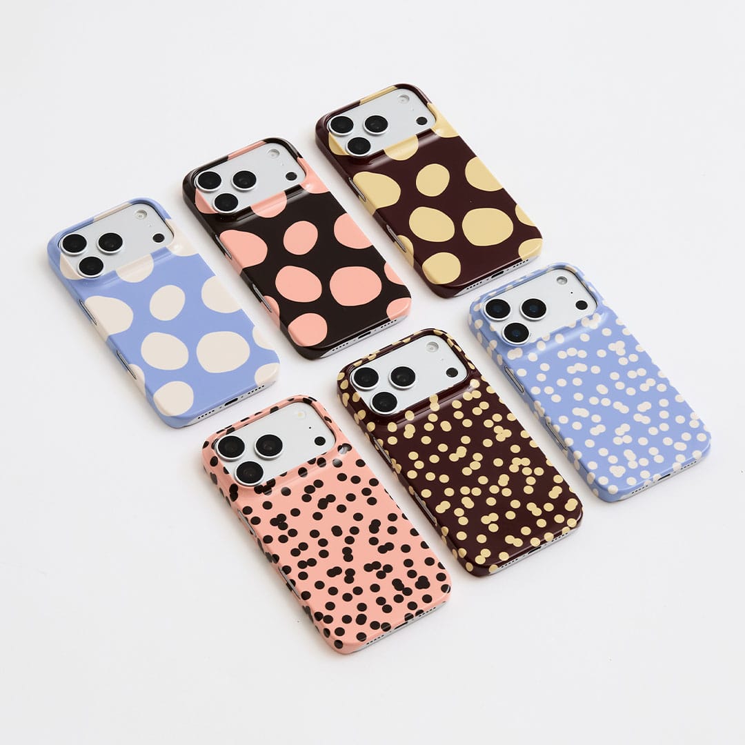 Pebbles Burgundy Butter Printed Phone Cases by Veronica Tucker - The Dairy