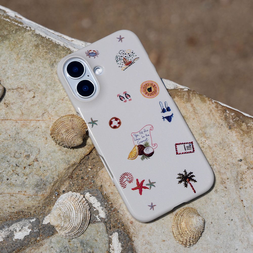 Vacay All Day Cream Printed Phone Cases by Antipodean - The Dairy
