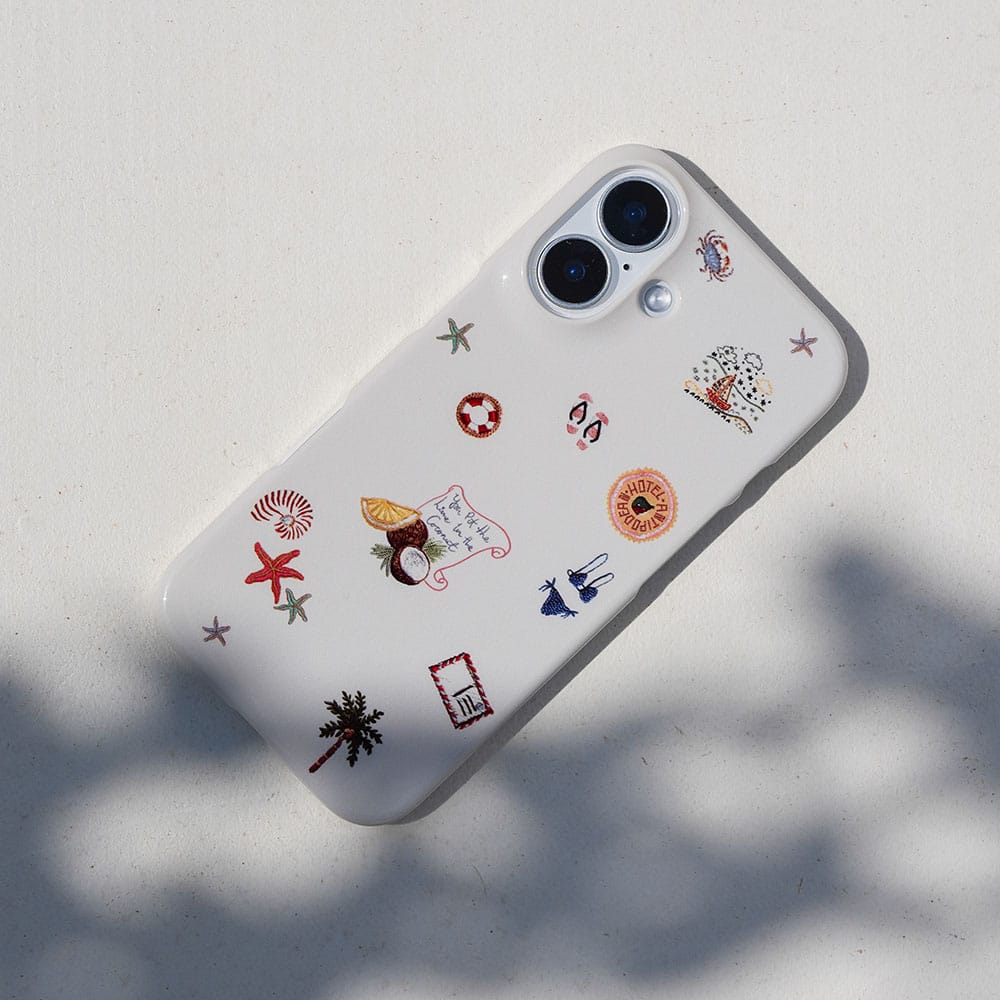 Vacay All Day Cream Printed Phone Cases by Antipodean - The Dairy