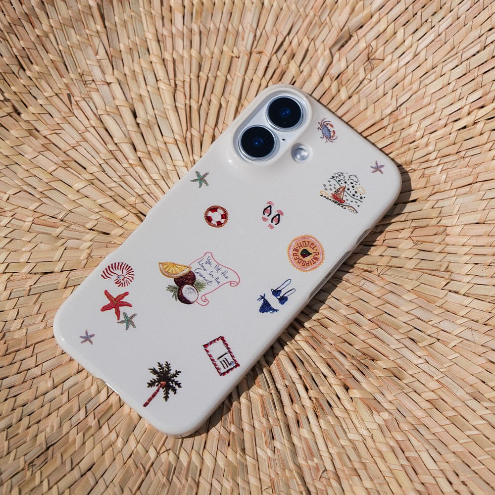 Vacay All Day Cream Printed Phone Cases by Antipodean - The Dairy