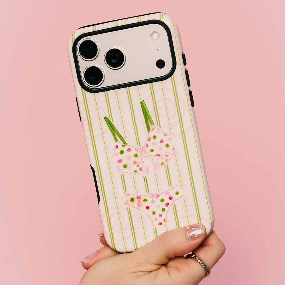 Pistachio Spot Printed Phone Cases by Kayla Carr - The Dairy