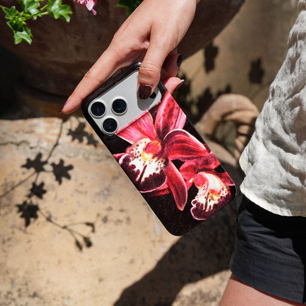 Deep Orchid Printed Phone Cases by Sally Hungerford - The Dairy