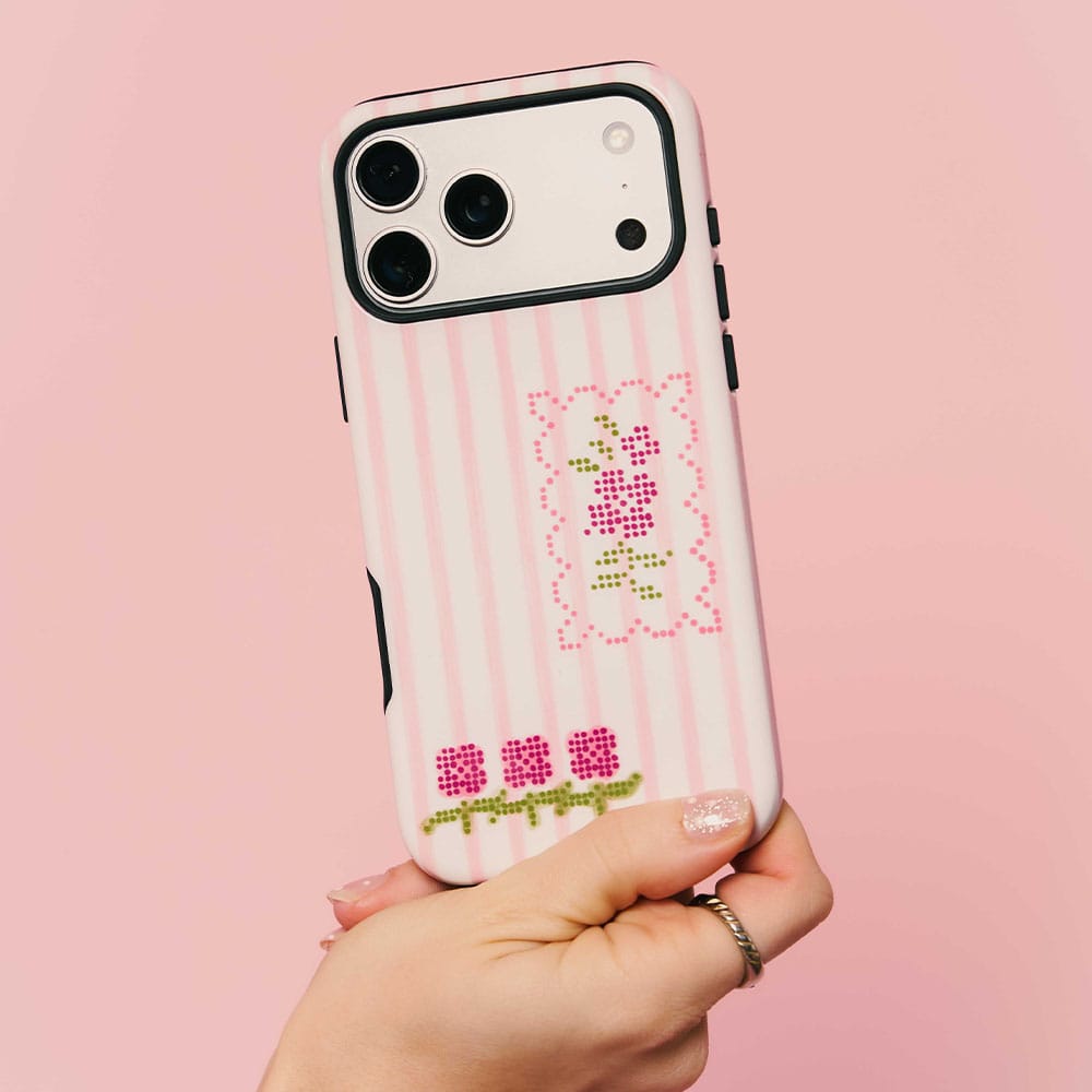 Patchwork Pink Printed Phone Cases by Kayla Carr - The Dairy
