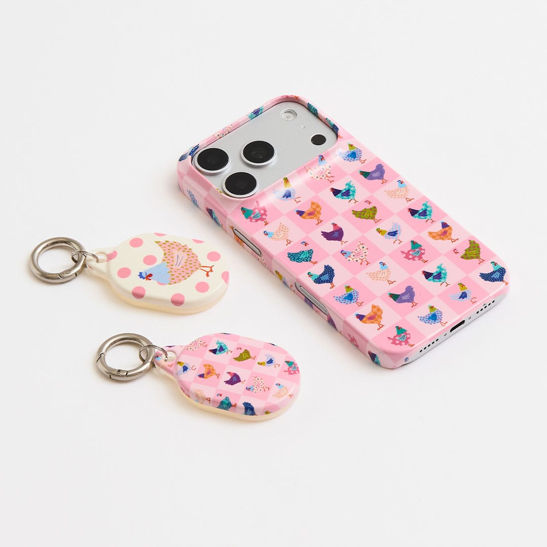 Checkered Chickens Printed Phone Cases by Kayla Henley - The Dairy