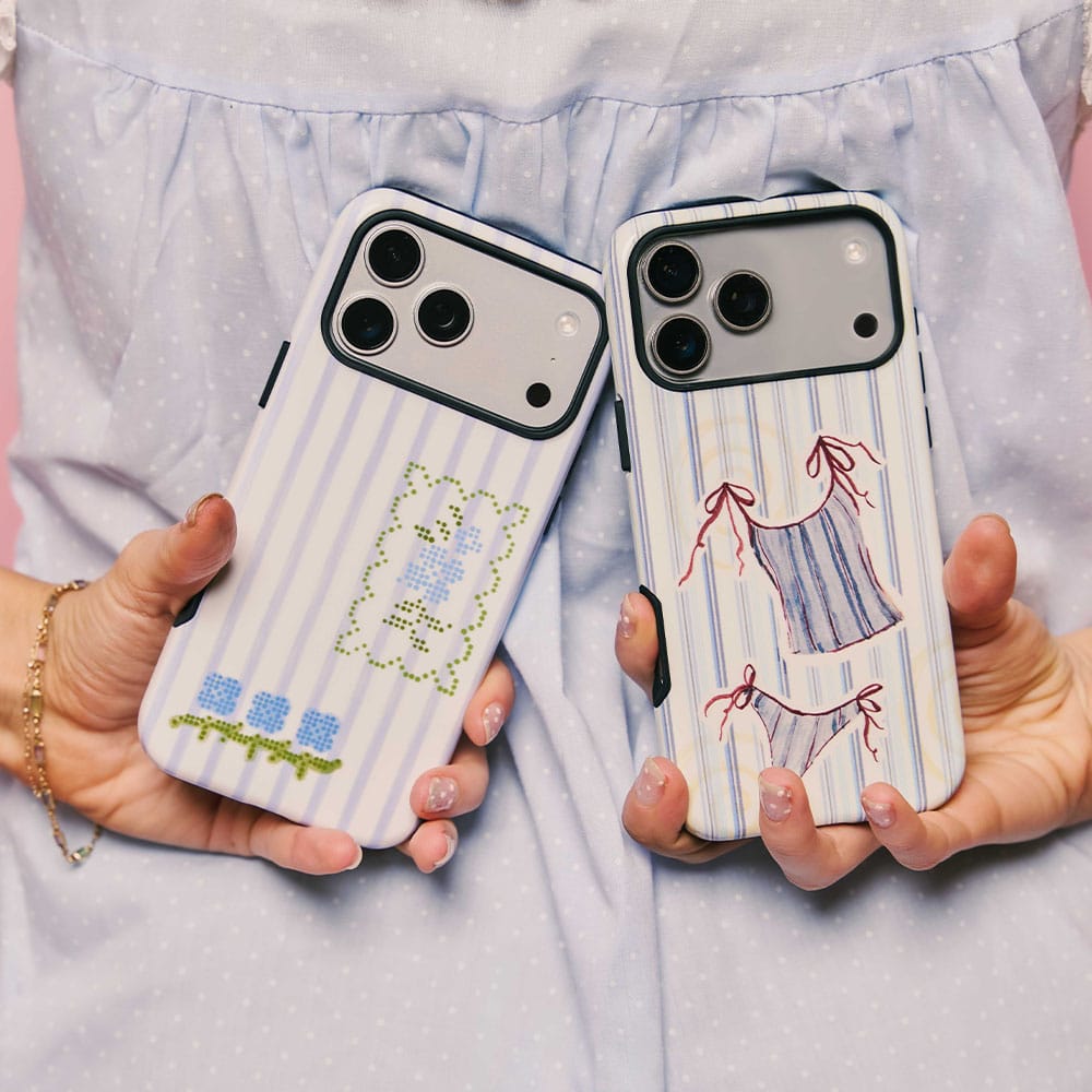 Stripe Tankini Printed Phone Cases by Kayla Carr - The Dairy