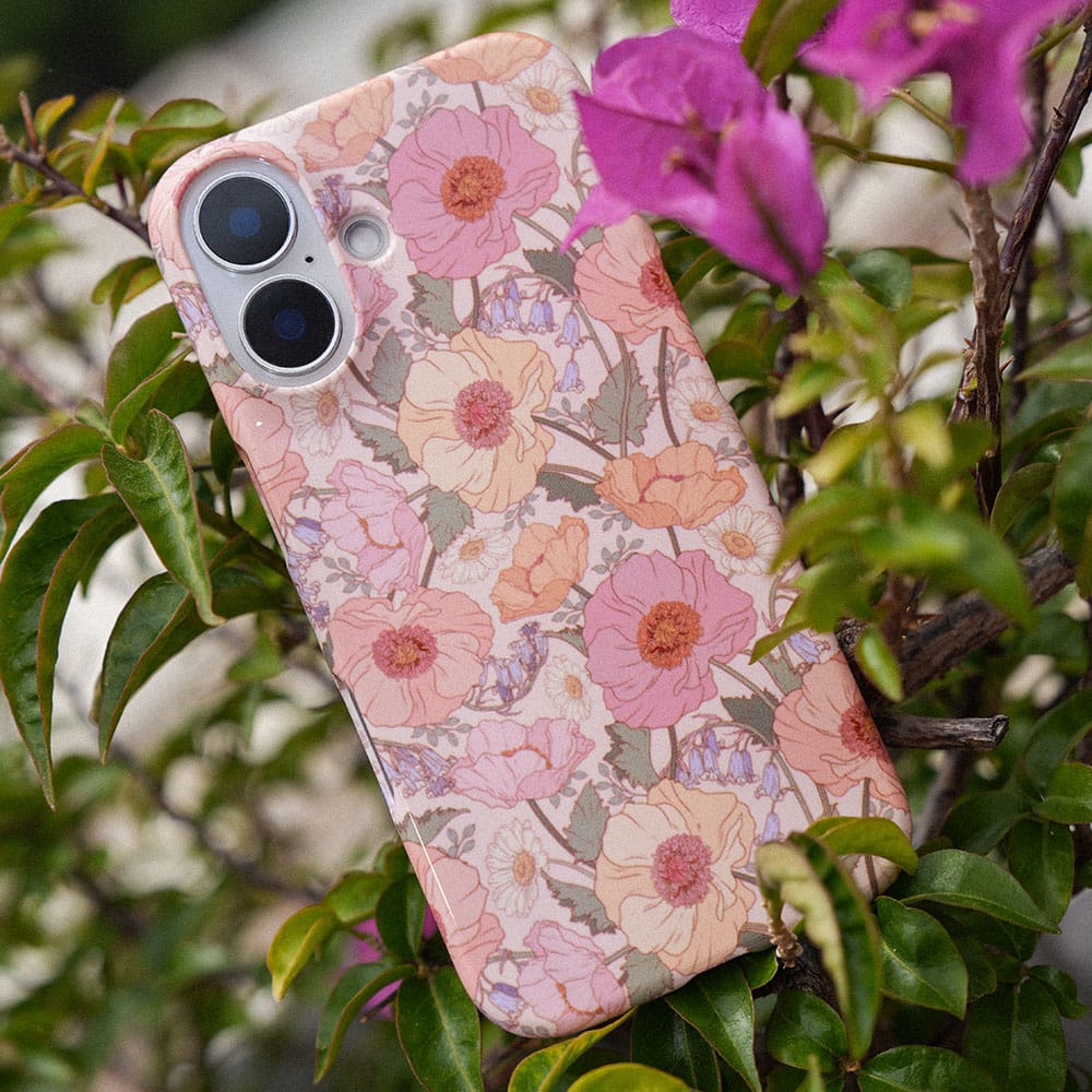 Spring Poppy Printed Phone Cases by Kasiags Art - The Dairy