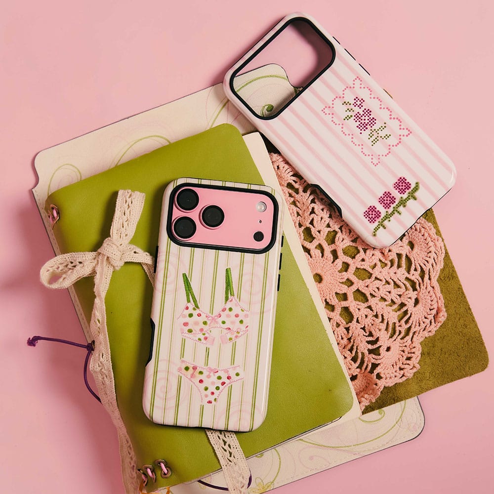 Pistachio Spot Printed Phone Cases by Kayla Carr - The Dairy