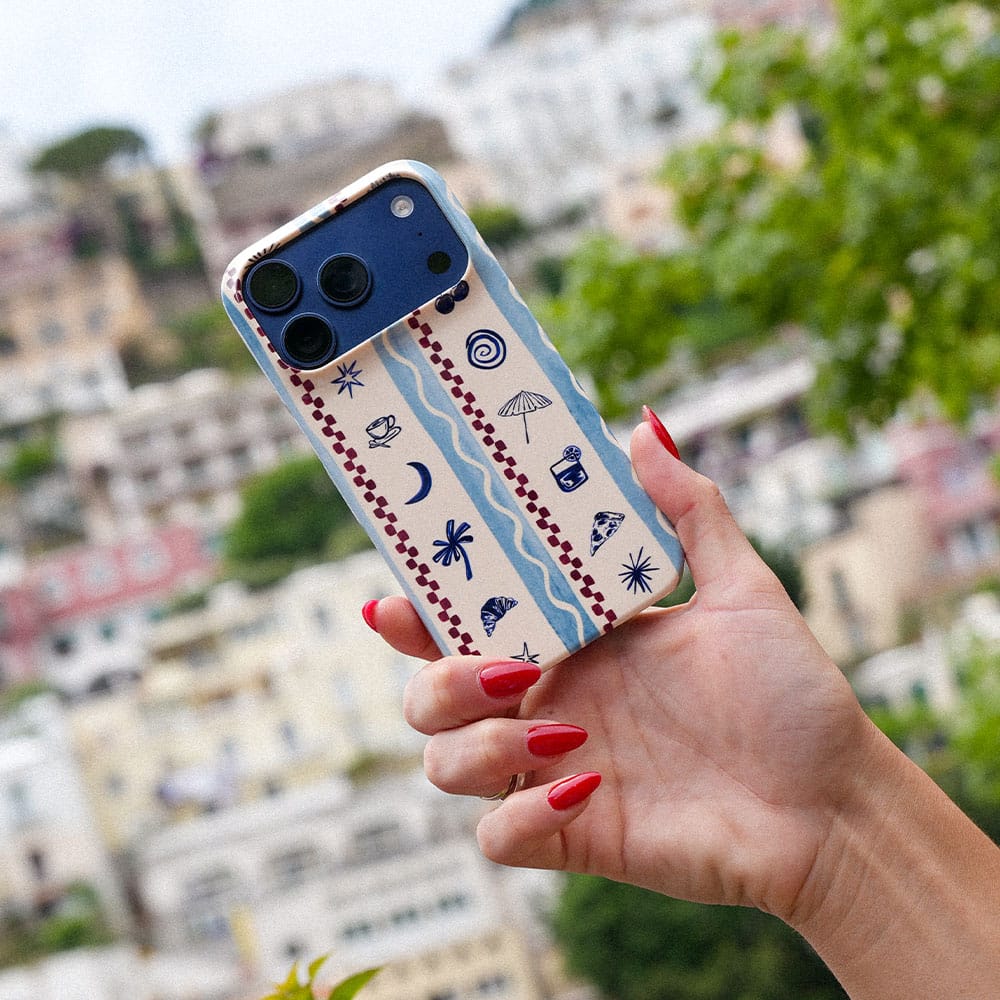 Summer Snacks Blue Printed Phone Cases by Charlie Taylor - The Dairy