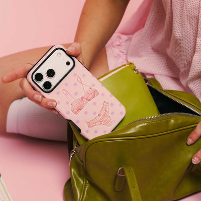 Vintage Gingham Printed Phone Cases iPhone 17 / Armoured by Kayla Carr - The Dairy