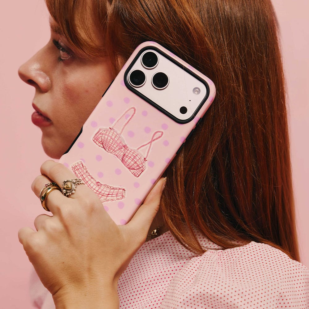 Vintage Gingham Printed Phone Cases by Kayla Carr - The Dairy