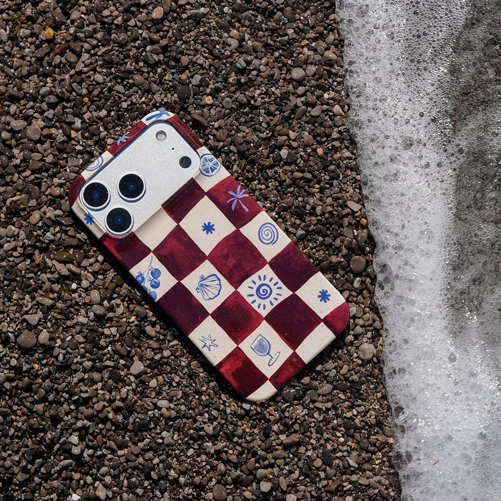 Afternoon Mezze Maroon Printed Phone Cases by Charlie Taylor - The Dairy